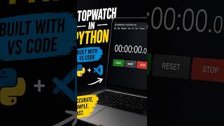 Build a Stopwatch in Python in 30 Seconds! ⏱️🐍