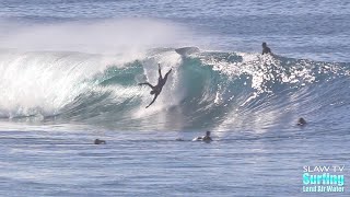 Carnage Wipeout Session At Barreling La Jolla Reefs - 01-09-2019