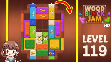 Wood Block Jam Level 119 Solution Walkthrough
