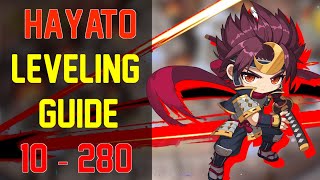 Hayato Leveling Guide 10-280+