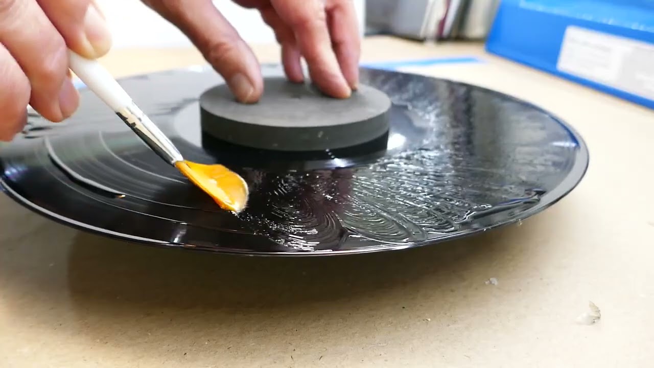 The Record Restore 40mm application brush