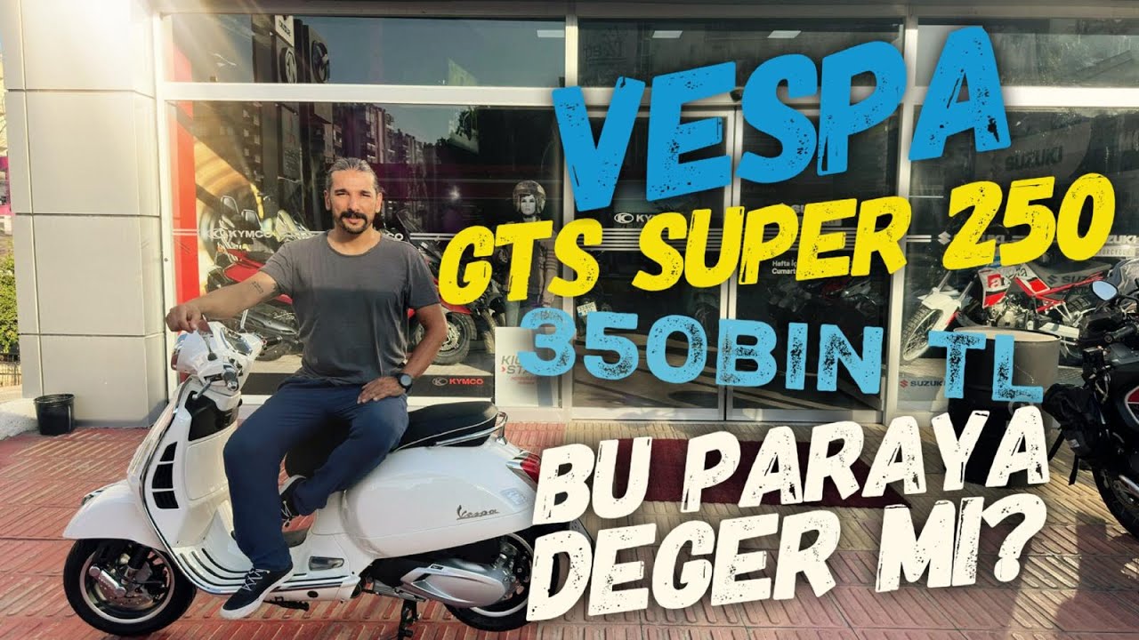 Vespa 250 GTS Super Satın Aldım! Şehir İçinde Denedim, Pişman Mıyım?