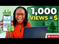 What 1,000 YouTube Shorts Views ACTUALLY Paid Me.#YouTubeShorts #CreatorEarnings