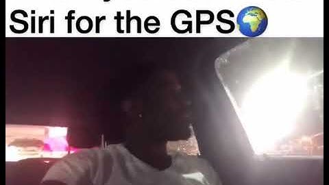 Bleek Cox Using hood Siri for gps