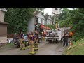 Lightning played role in house fire in Pittsburgh, firefighters say