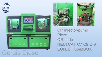 CR9000L CR966 Common rail test bench EUI EUP CAMBOX test VOLVO injector 21467241