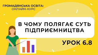 Тема 6.8. В чому полягає суть підприємництва