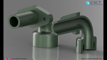 CREO Advance Part Modeling Practice for Beginners | Coupling Flange Tutorial | CS CAD TECHNOLOGIES