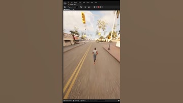 GTA San Andreas map (Los Santos) in  Unreal Engine 5 #ue5 #unrealengine #shorts