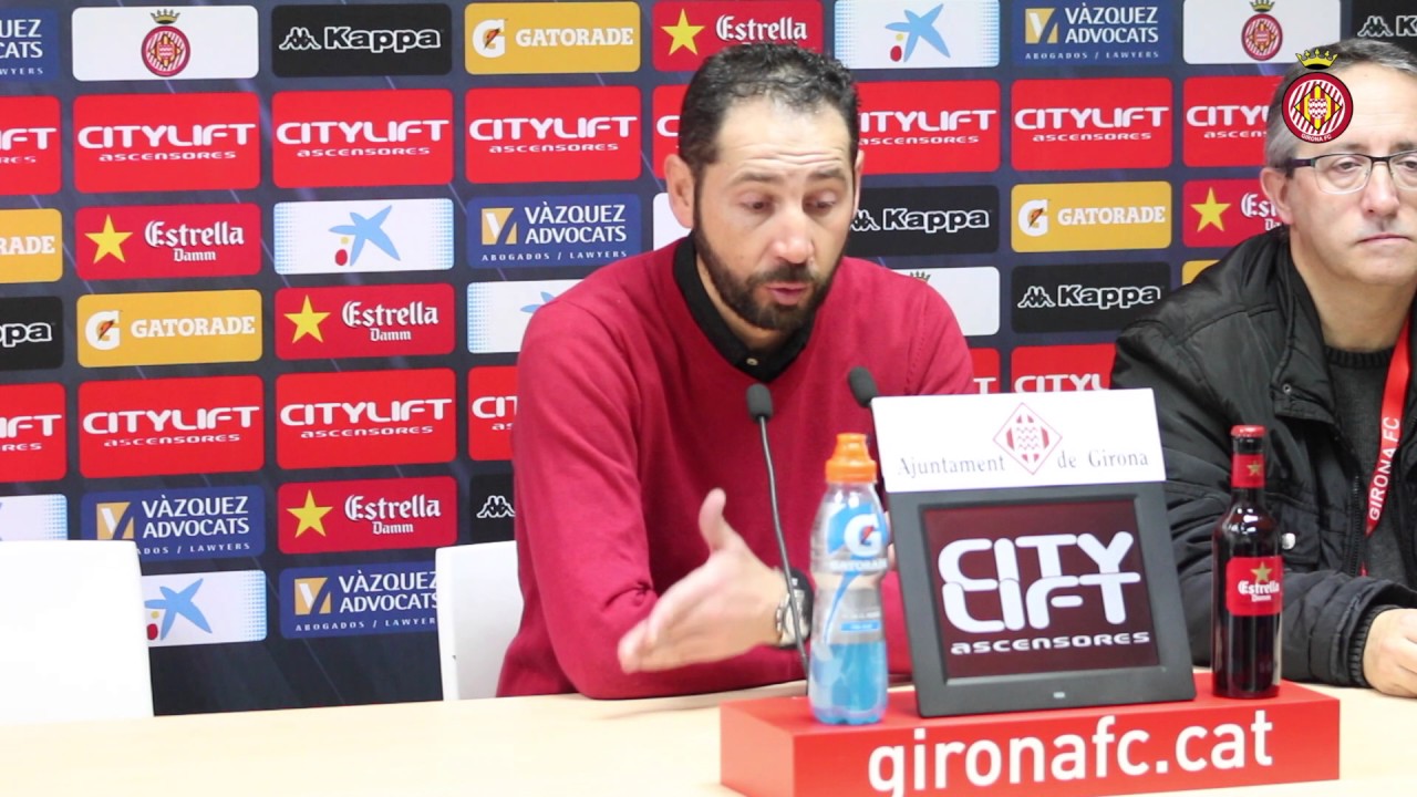 girona cathedral RDP Pablo Machín post-partit Girona FC - Levante UD