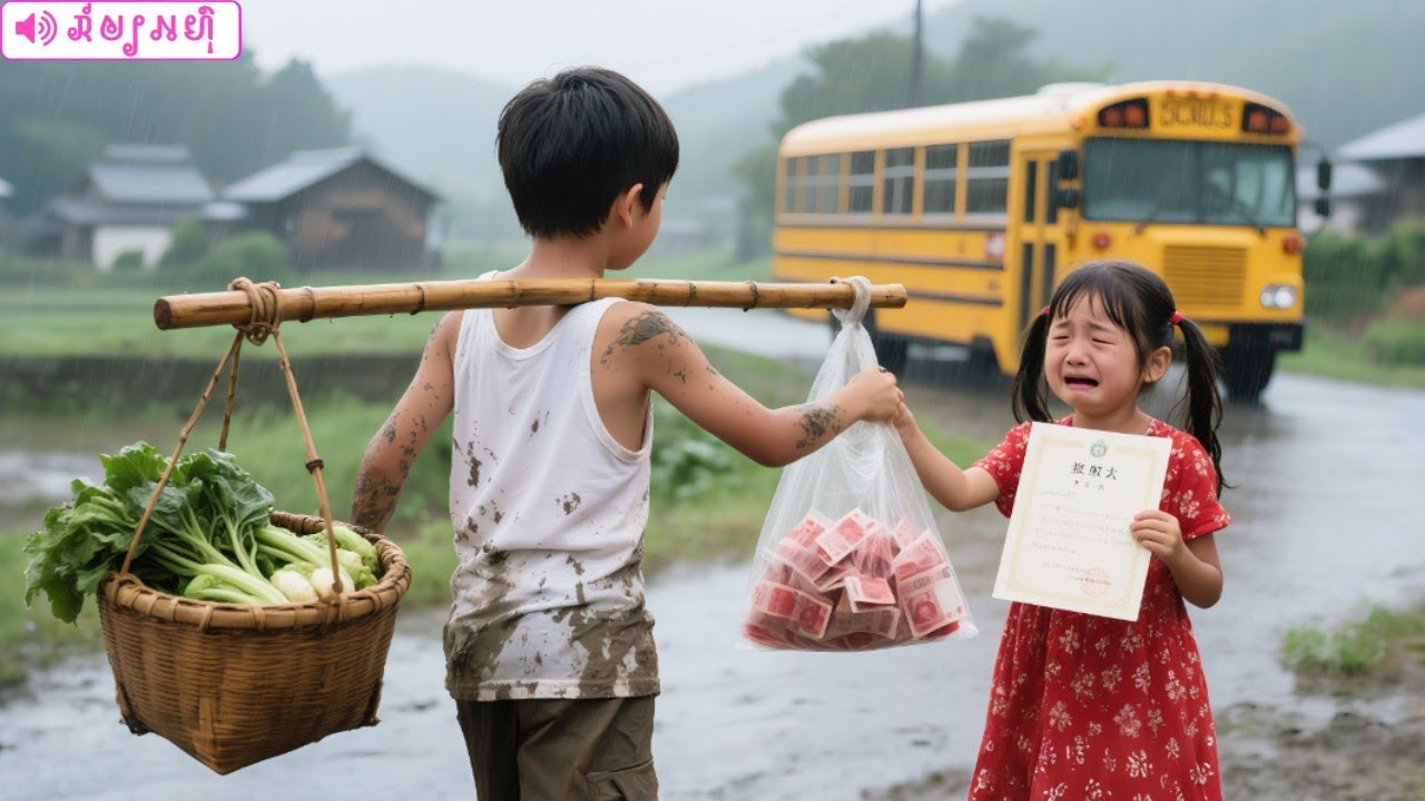 เด็กชายใจดีทำงานกลางวันกลางคืนช่วยน้องสาวยากจนไปเรียนต่างประเทศ! 20 ปีต่อมาน้องสาวรวยกลับมาตอบแทน!