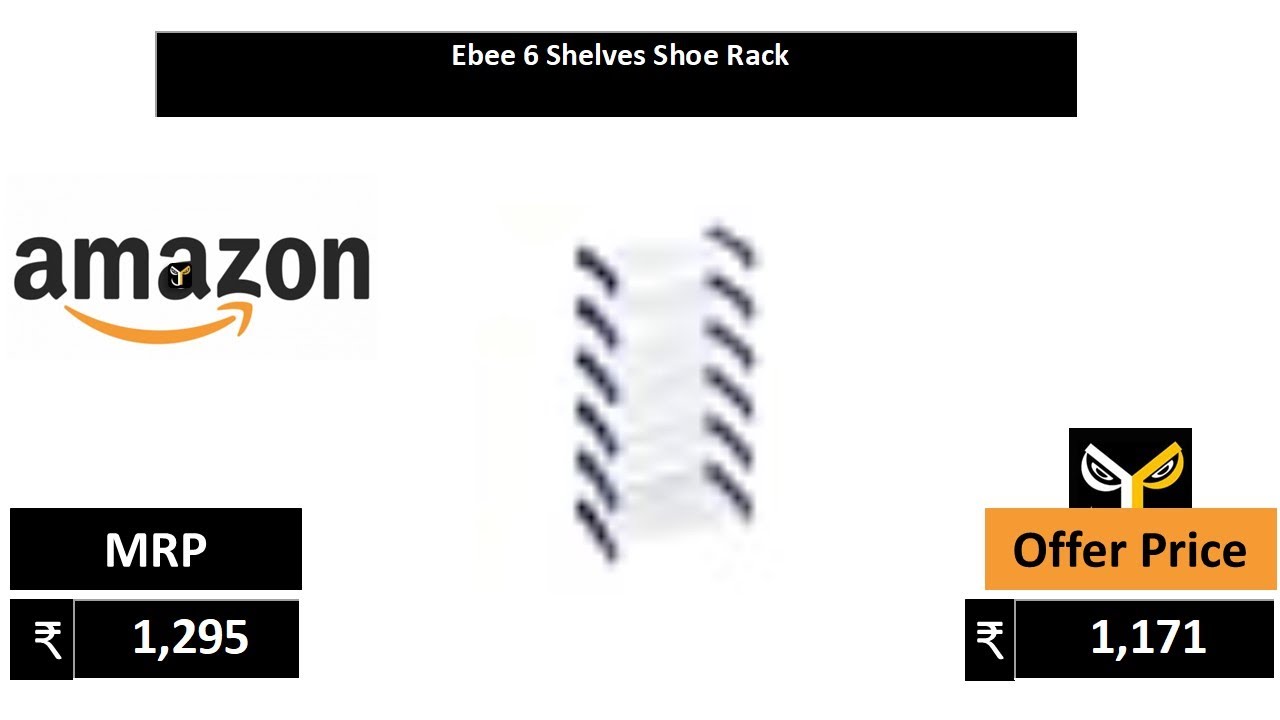 Ebee 6 Shelves Shoe Rack