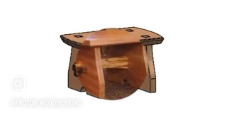 Exploded Animation of Handmade Step Stool