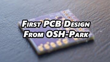 My first self designed PCB - OSH Park | 7 Segment | 5611AS | Eagle