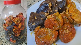 Adana Dolmakendi̇n Kurut Kendin Ye Kuru Patlican Biber Dolmasi.