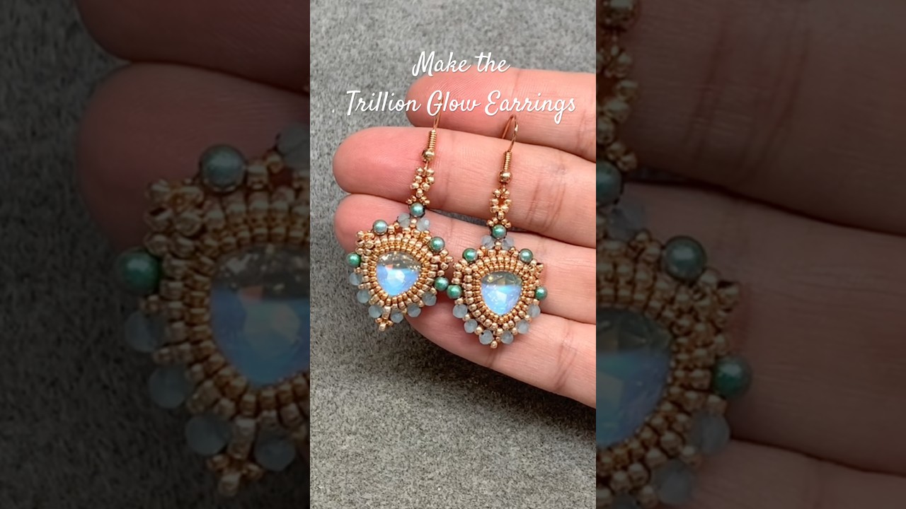 Make the Trillion Glow Earrings - Tutorial Available!