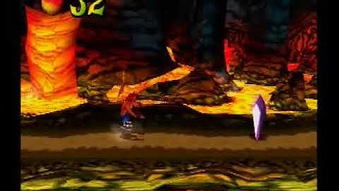 Crash Bandicoot: Warped (PS1): Dino Might!- Crystal & Gem (Game Walkthrough)