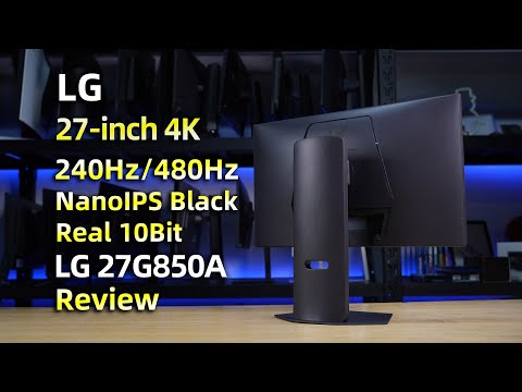 LG New NanoIPS Black Dual-mode 4K 240Hz/480Hz LG 27G850A Monitor