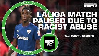 Atletico MadridAthletic Club match paused due to racist abuse | ESPN FC