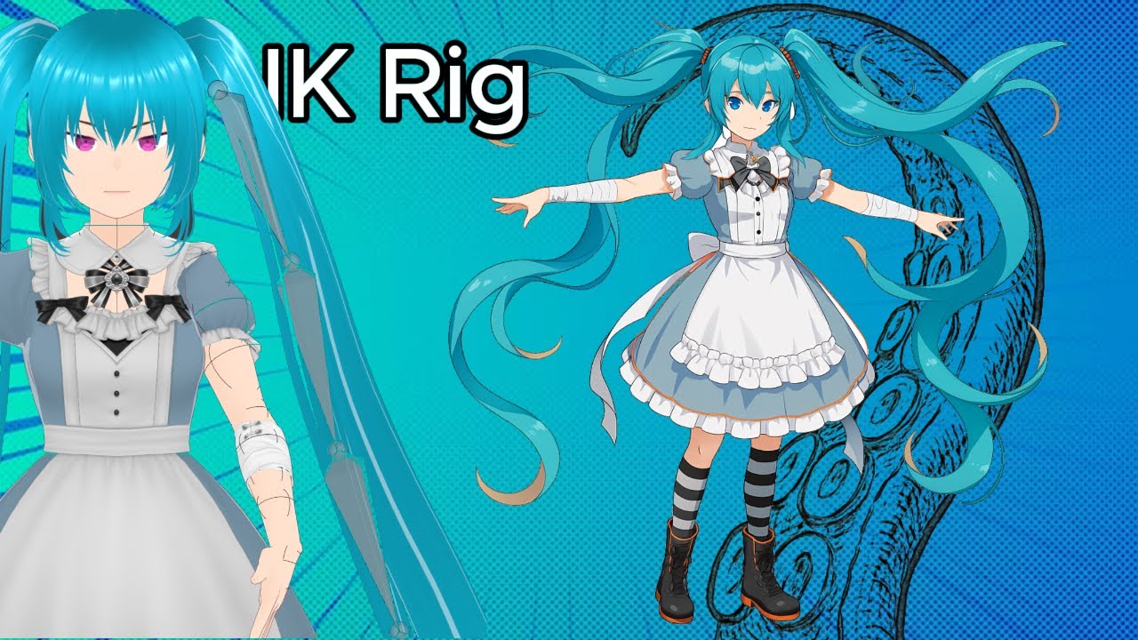 Make Hair Move Like Tentacles in Blender - Easy IK Rig Tutorial - YouTube