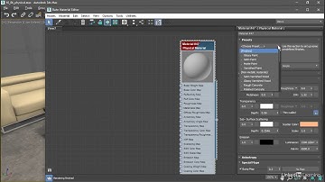 100   Physical Material color and roughness