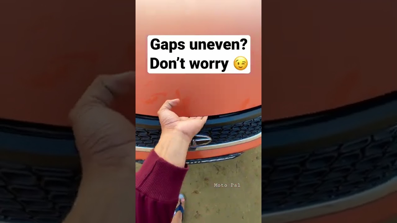 How to fine tune uneven gaps in the hood panel ?