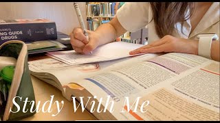 1 Hour (Library) Study With Me - Background Noise, Real-time, No Music, No Break