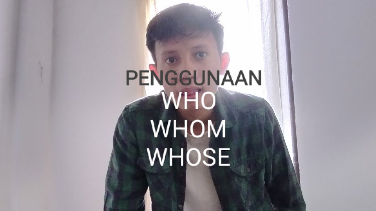 The Use Of Who whom And Whose YouTube