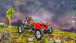Red Off-Road Buggy vs Dangerous Hills | Off Road King Android Gameplay