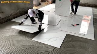 Instructions For Construction Of Living Room Floor With Ceramic Tiles - Using New Skills And Quickly