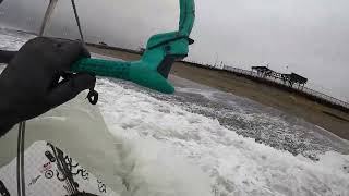 Кайтбординг в Охотском 30.10.2022 / Kiteboarding in Okhotskoe 30/10/2022