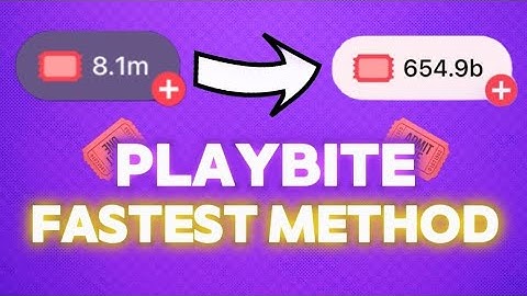 watch this if u want tickets in Playbite