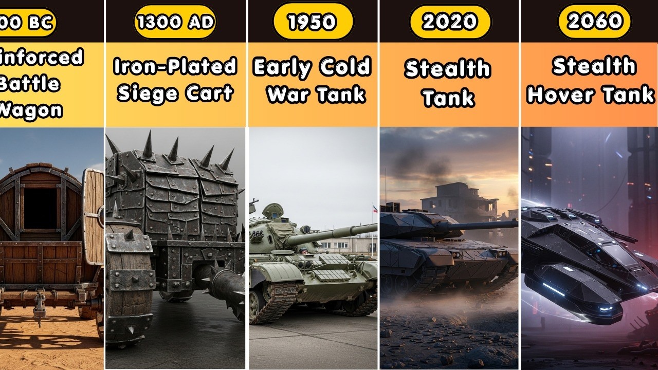 Evolution of Tanks | 6000 Year's - YouTube
