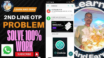 2nd line Whatsapp OTP Problem Solve Paid method Free For my viewer