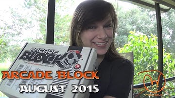 Arcade Block August 2015 Unboxing - Con Crud