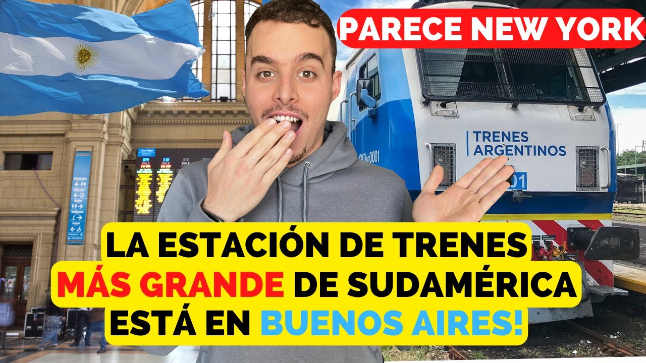 🔥 CONSTITUCION la MÁS GRANDE estación FERROVIARIA de SUDAMÉRICA es ARGENTINA y esta en BAIRES 🇦🇷
