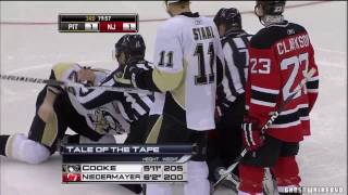 Fight: Matt Cooke vs Rob Niedermayer (3-12-2010)