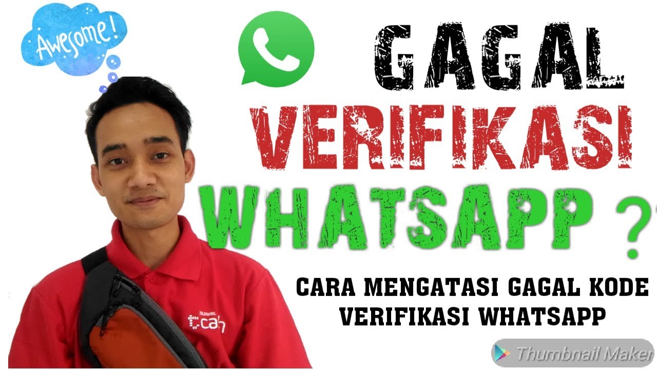 GAGAL VERIFIKASI WHATSAPP?? CARA MENGATASI WA TIDAK BISA VERIFIKASI