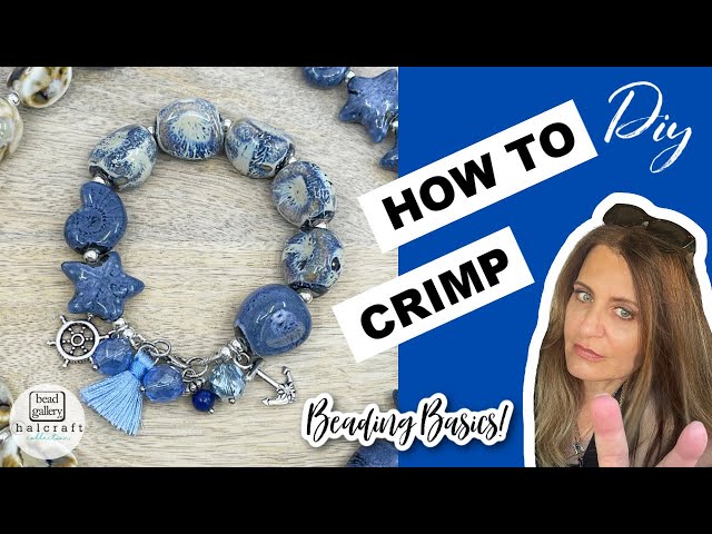 Handmade by Amo'r, Ireland: C is for Crimping. How to Finish a Beaded  Necklace