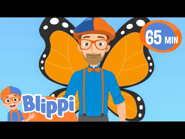 Fly Fly Fly Butterfly | BLIPPI | Educational Songs For Kids class=