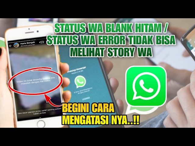 Penyebab Tidak Bisa Melihat Status Whatsapp || Story Wa Error dan Cara Mengatasinya Terbaru! class=