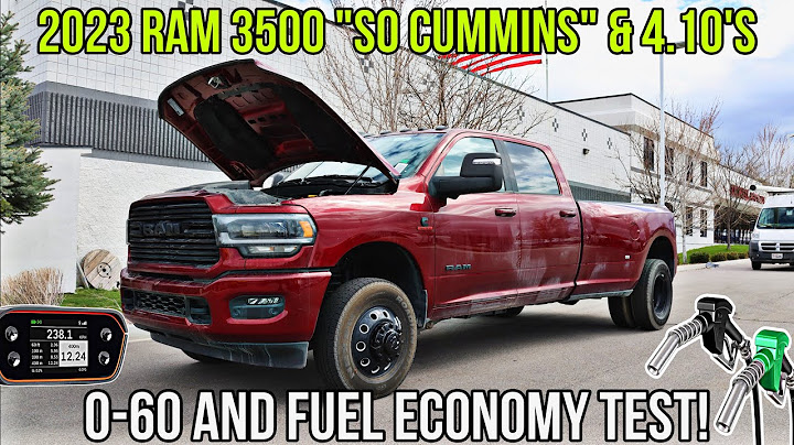 2023 Ram 3500 Cummins mã lực và mô-men xoắn