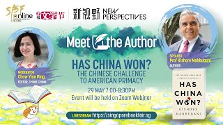 [Meet the Author] Kishore Mahbubani: Has China Won? The Chinese Challenge to American Primacy