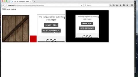 iframe render on WebGL plane demo