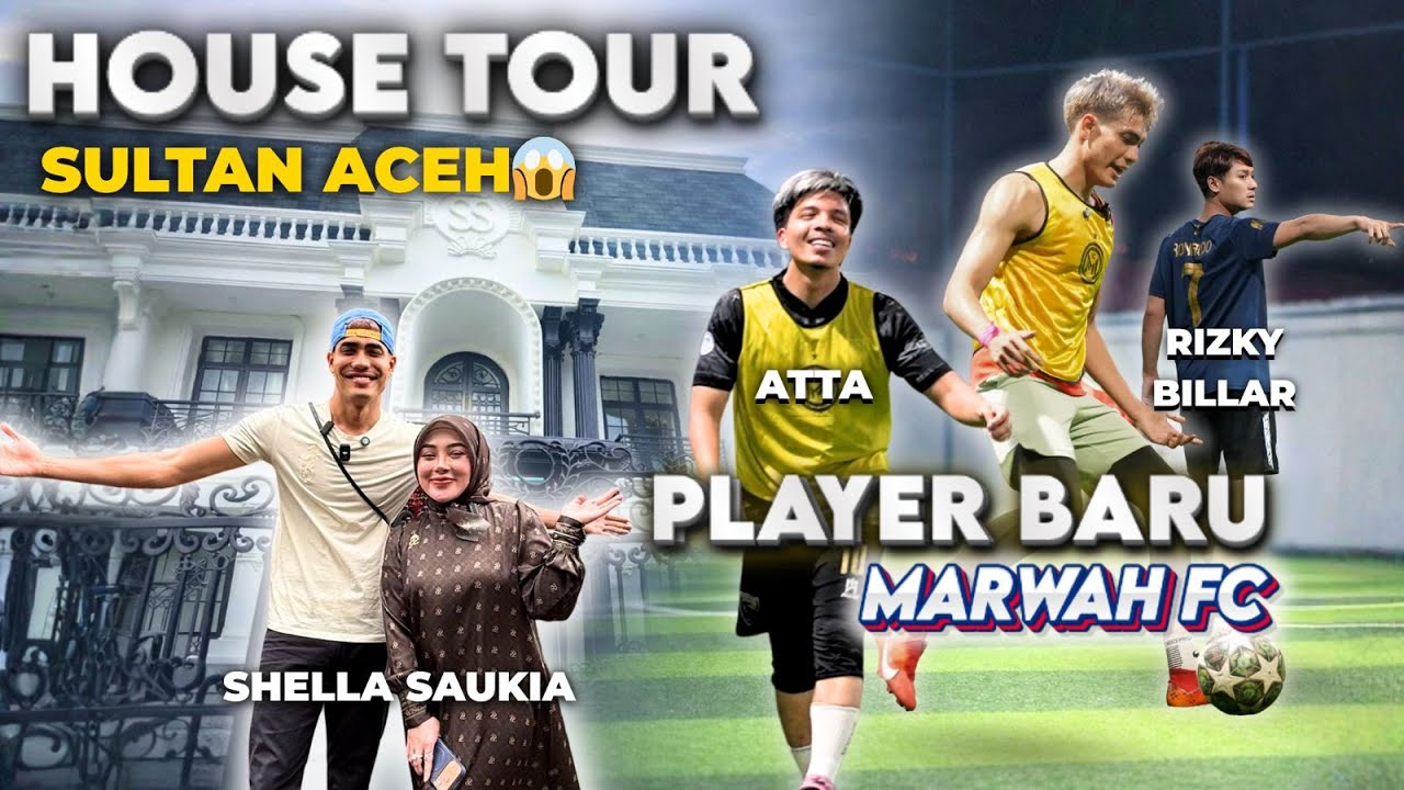 HOUSE TOUR RUMAH SULTAN ACEH | MAIN BOLA CELEBRITY INDONESIA 🇮🇩 