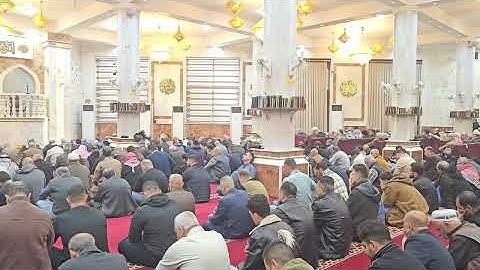 جزء من تلاوة الجمعة في جامع خالد بن الوليد الشيخ القارئ عبد الرزاق الدليمي 2025_12_12