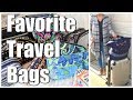 FAVORITE TRAVEL BAGS | Luggage, Carry On, Makeup, Jewelry, etc.