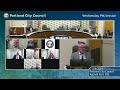 Portland City Council Meeting PM Session 05/08/24