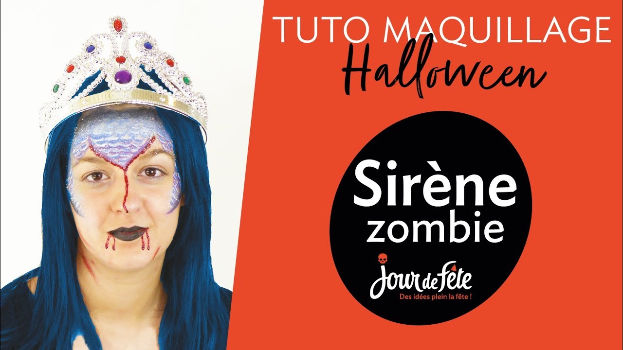 Tuto maquillage sirène zombie