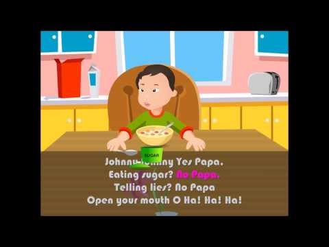 Johny Johny Yes Papa Lyrics Pdf